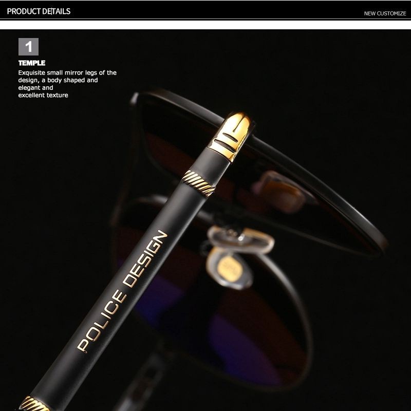 Kacamata Polarized Pria Anti UV400 Aviator Outdoor 758