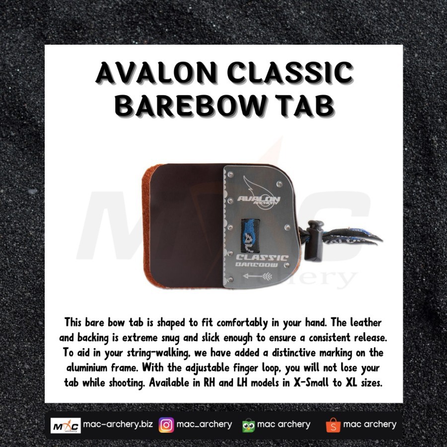 Jual AVALON CLASSIC BAREBOW FINGERTAB finger tab Shopee Indonesia