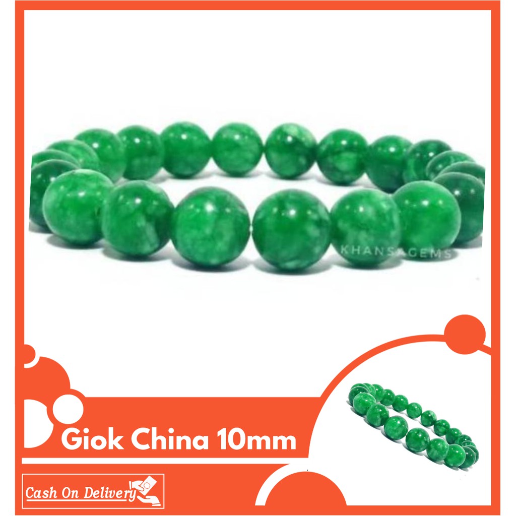 Gelang Batu Natural Giok China