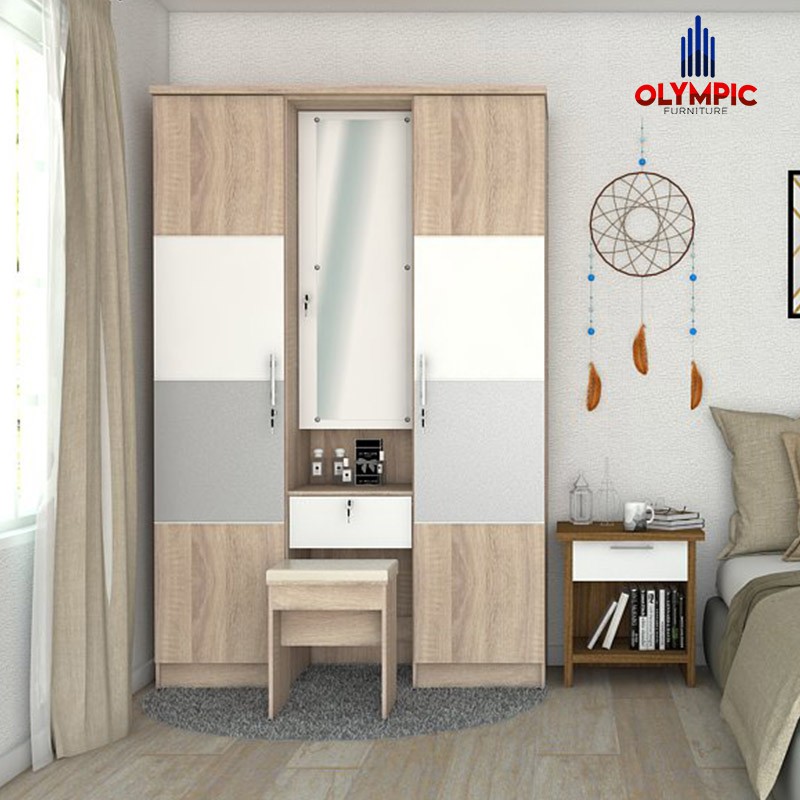 Grosir Lemari Pintu Meja Rias Olympic Asli Seri Navaro T