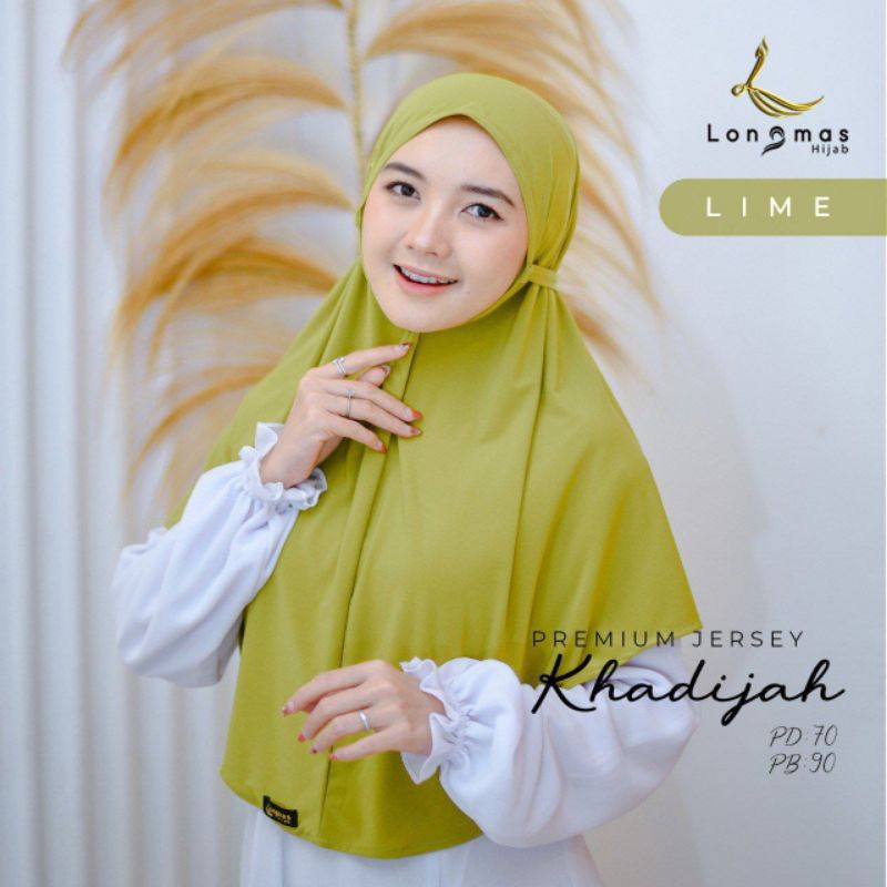 bergo khadijah tali Ori Longmas hijab