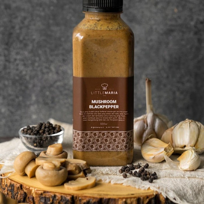 

SAUS-DRESSING- BLACKPEPPER SAUCE /SAUS LADA HITAM/SAUCE STEAK LITTLE MARIA 500GR -SAUS-DRESSING.