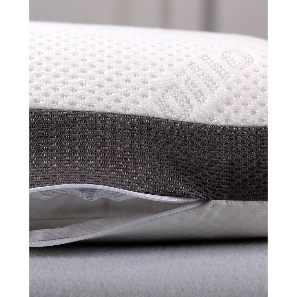 FLIPILLO FEATHER LATEX PILLOW - two feel leather latex pillow