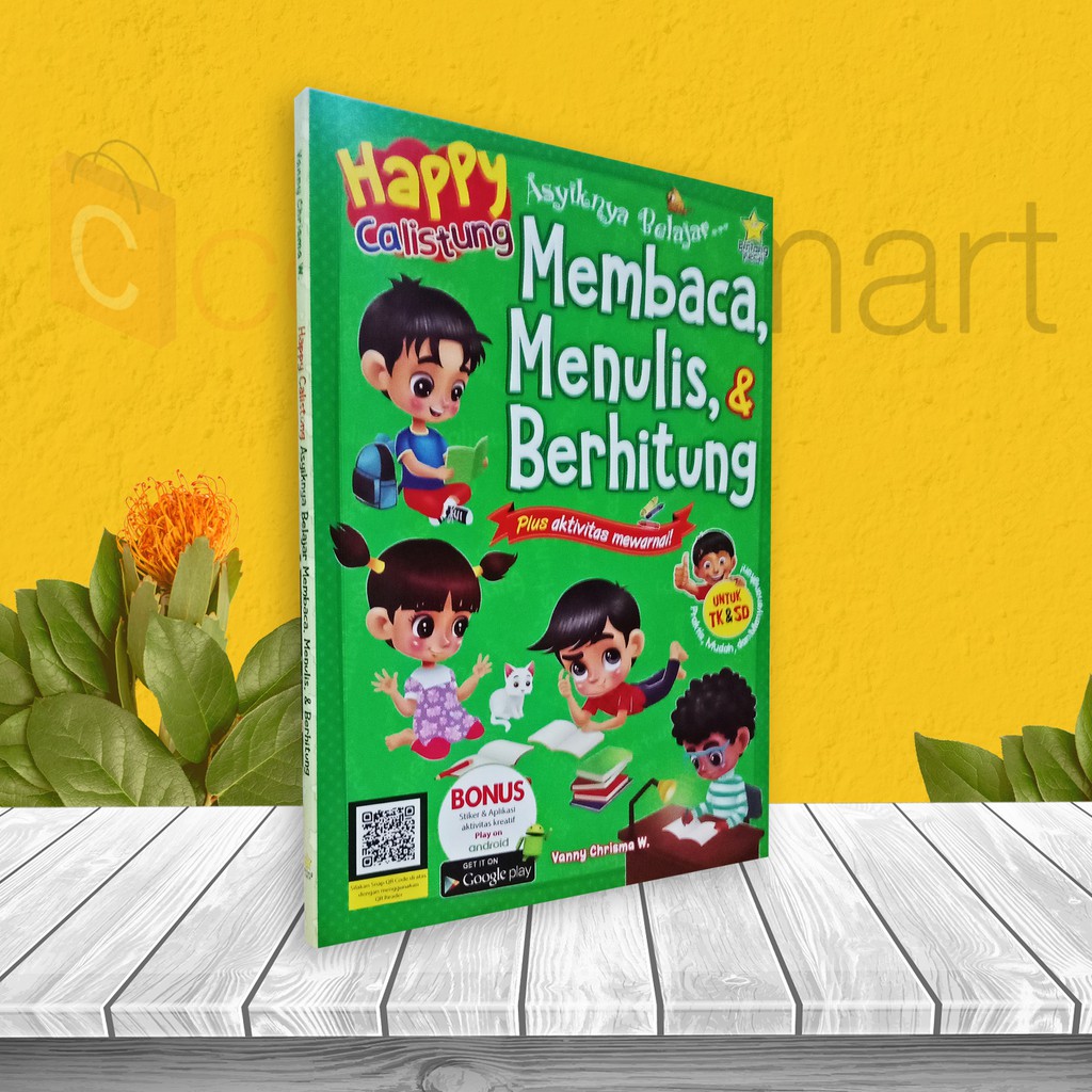  BUKU  ANAK  TK  PAUD HAPPY CALISTUNG ASYIKNYA BELAJAR 