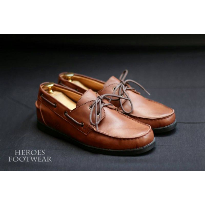 VALIANT BROWN |WOLF x HEROES| Sepatu Formal Vintage Klasik Sporty Pria/Cowok/Men - Derby Zapat