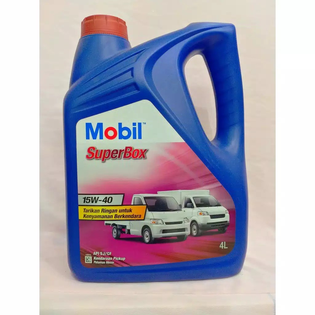 OLI MESIN MOBIL SUPERBOX BENSIN SAE (15W-40) 4 LITER