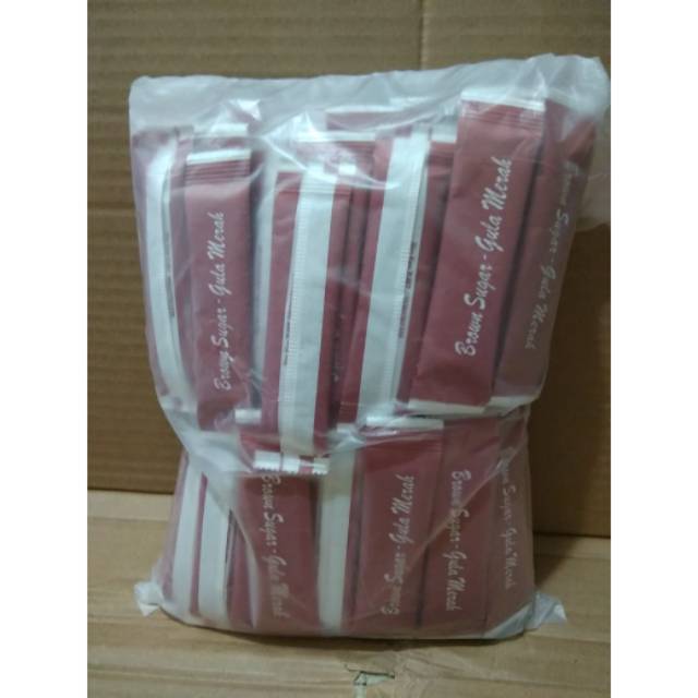 

Gula Merah atau Brown Sugar Stick sachet @125 pcs