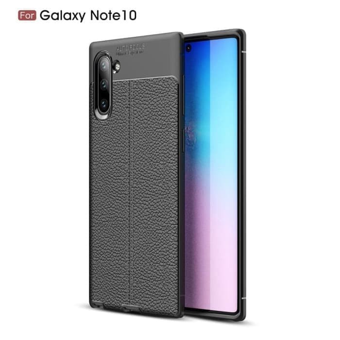 Case Auto Focus Samsung Galaxy Note 10 Leather Experience SoftCase Slim Ultimate / Casing Kulit