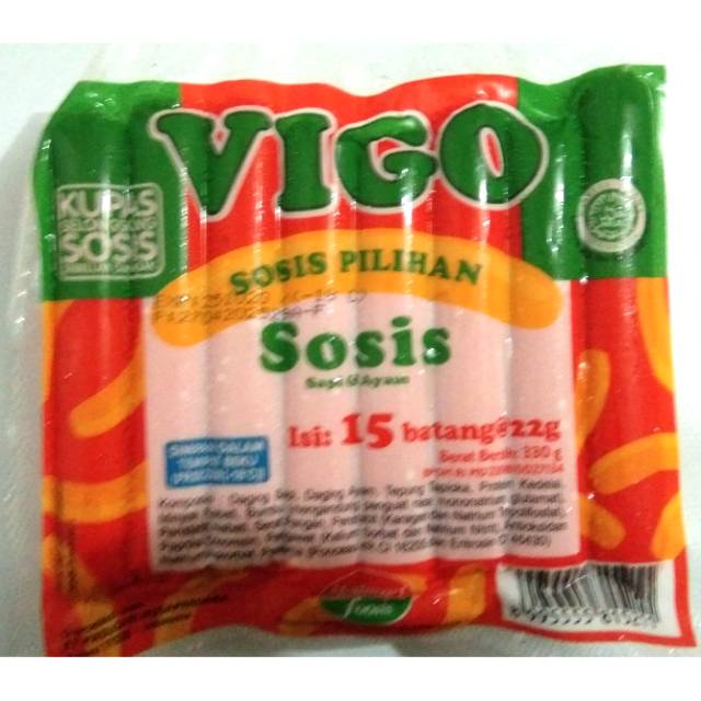 

Vigo Sosis Sapi & Ayam 15 batang