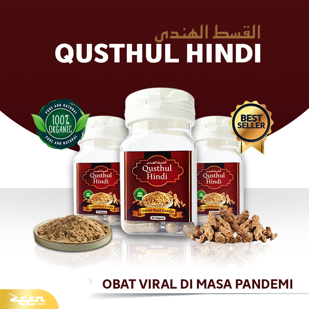 QUSTHUL HINDI KAPSUL - KAYU INDIA QIST ALHINDI ORIGINAL