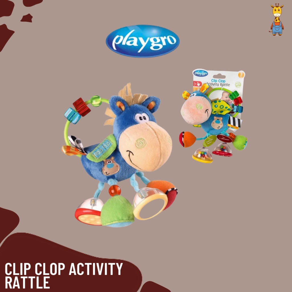 Playgro Clip Clop Activity Rattle