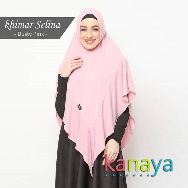Khimar SELINA Dusty Pink by Kanaya Boutique