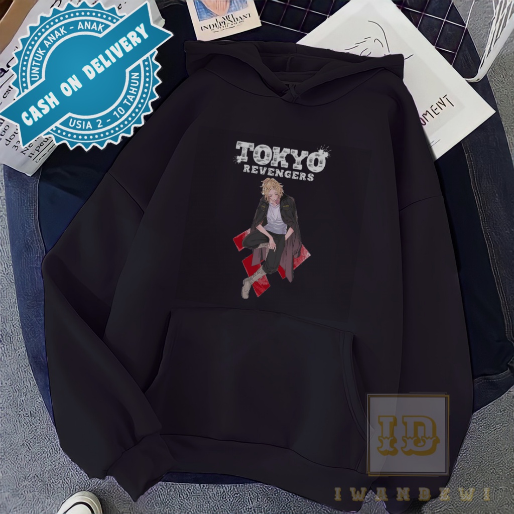 Jaket Hoodie Anak Laki Laki Mikey Anime tokyo revengers Sweater Anak Mikey Tokyo Revengers termurah