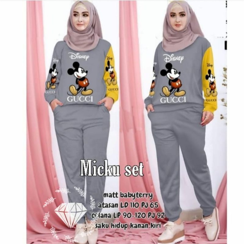 SET CELANA DISNEY MICKU, BABYTERRY, SETELAN