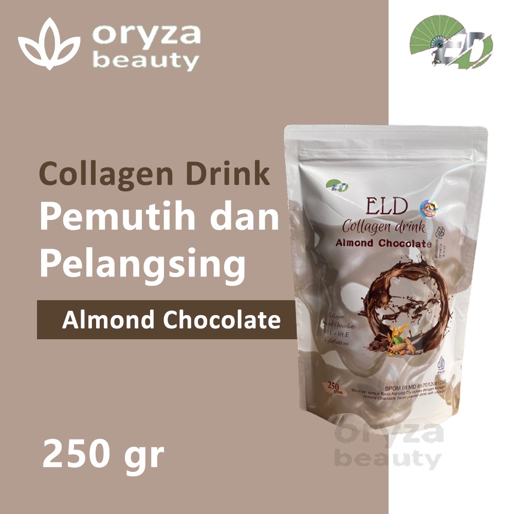 ELD Collagen Drink Rasa Almond Chocolate 250gr