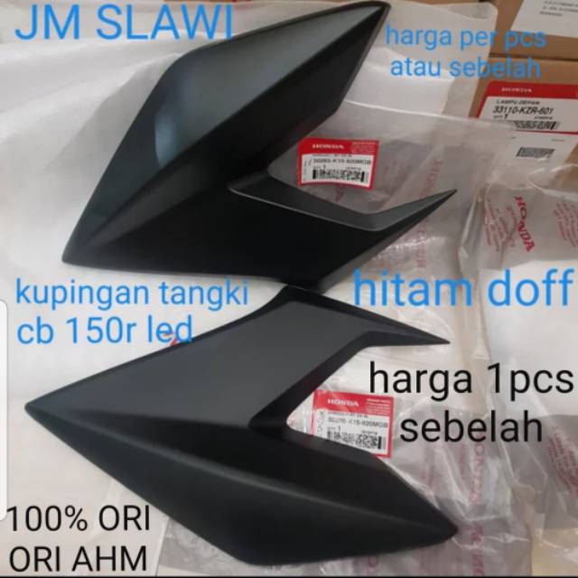 cover shroud cover kupingan tangki kupingan tangki bagian luar cb 150 led new cb 150r led ori ahm