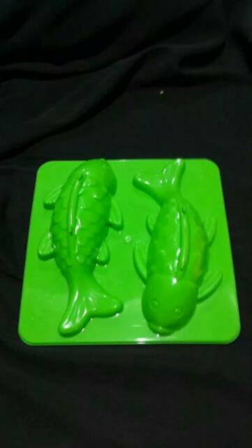 Cetakan Puding Ikan Koi Isi 2 Cavity