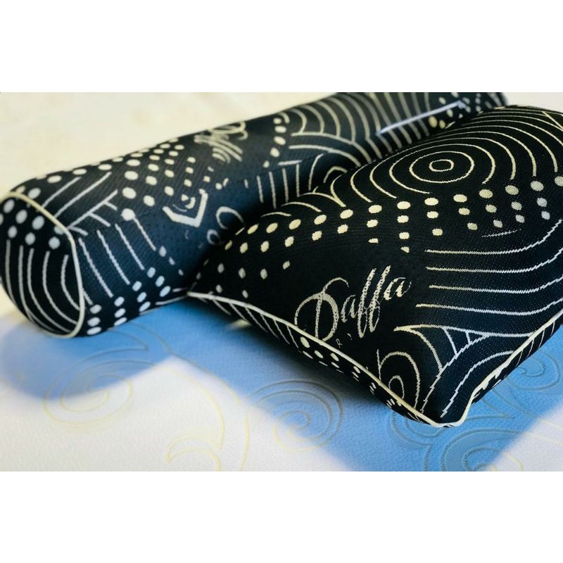 [1 PCS JUMBO] BANTAL/ GULING DAFFA PUTIH/ HITAM ORIGINAL JUMBO 1.100 GRAM