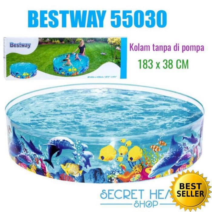 SGS Kolam Renang anak Tanpa pompa 183cm - 55030 kolam anak tanpa pompa