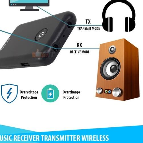 ➦ Bluetooth audio transmitter 2 in 1 Wireless audio receiver ✱