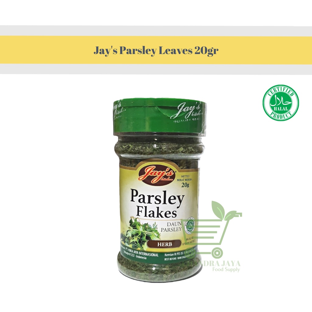 

Jay's Parsley Flakes / Parsley Leaves 20gr - Daun Parsley