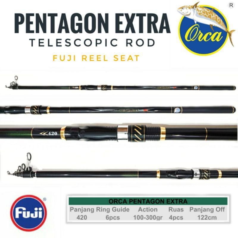 JORAN PANCING SURF ORCA PENTAGON 390 420 EXTRA FUJI DAN NON FUJI