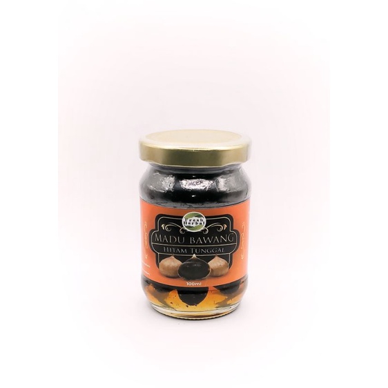 Olivoliv Snack Madu Bawang Hitam Tunggal Netto 100 Gram Black Garlic Madu Murni Kemasan Botol 150Ml