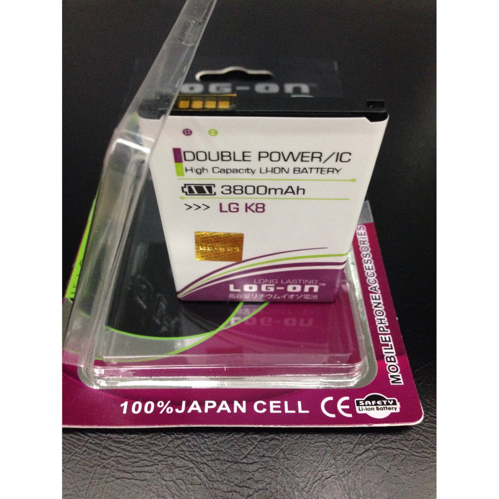 Baterai LG K8 Atau LG-K350K 3800Mah Double Power Log on m