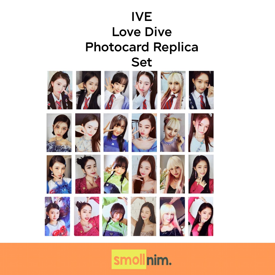 [Photocard Replica Set] ive - Love Dive Album
