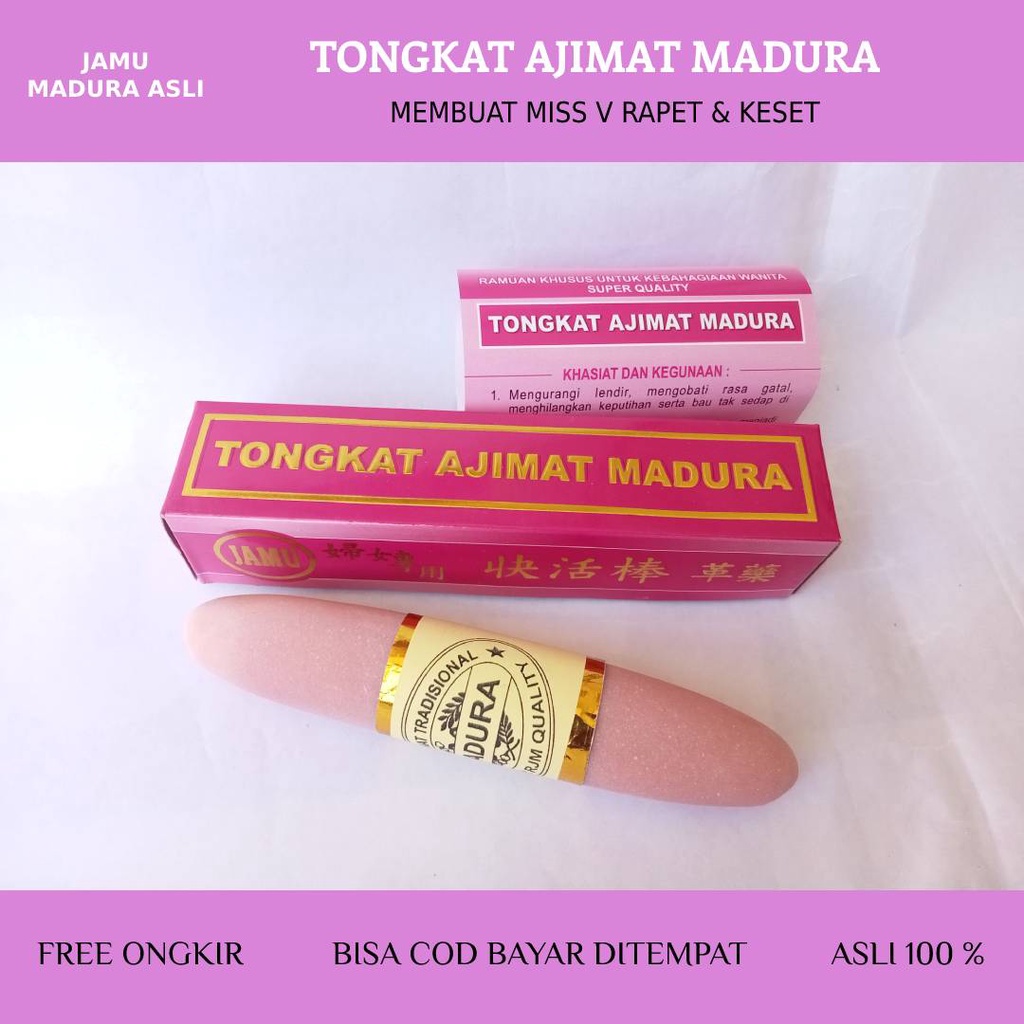 Tongkat Madura Asli Pink | Tongkat Ajimat Madura Obati Keputihan, Perapat Miss v Juga Untuk Perawata