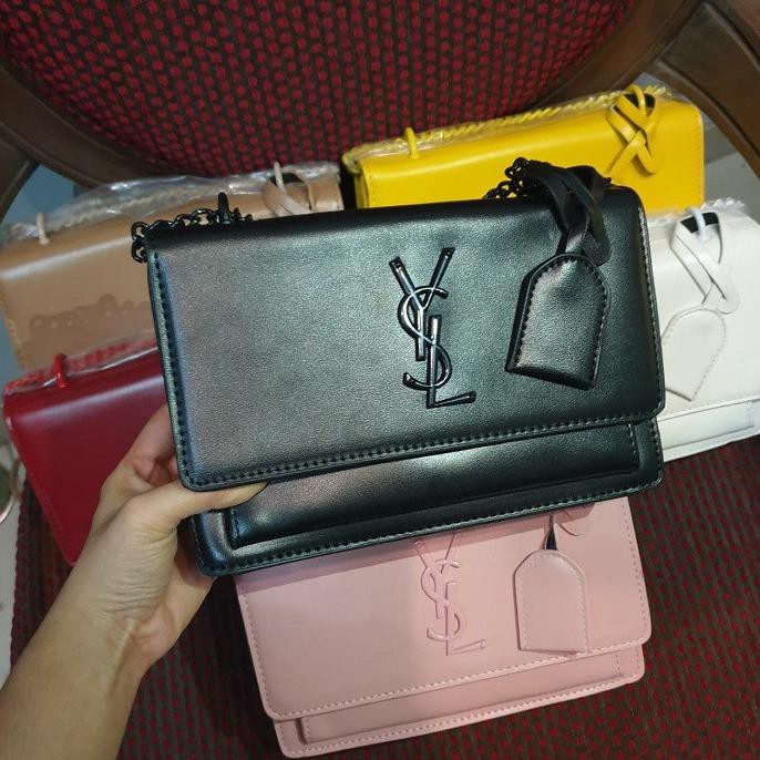 Tas Wanita Murah Ysl Envelope Sling Bag Import - Hitam Kolakpisangtry