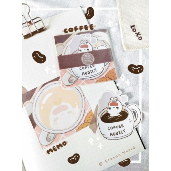 

Coffee memo sticker | erutan.world