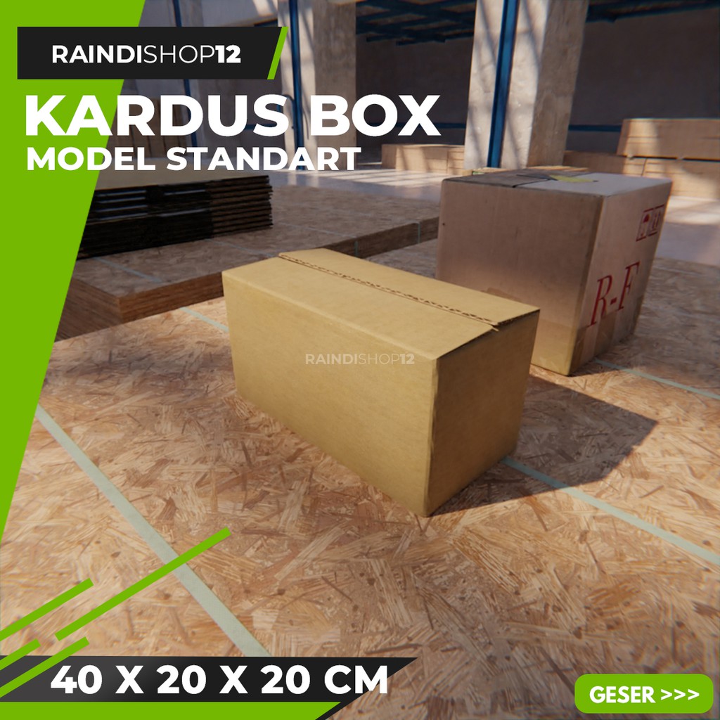 

BOX 40 X 20 X 20 CM KARDUS KOTAK KEMASAN PACKAGING KADO POLOS