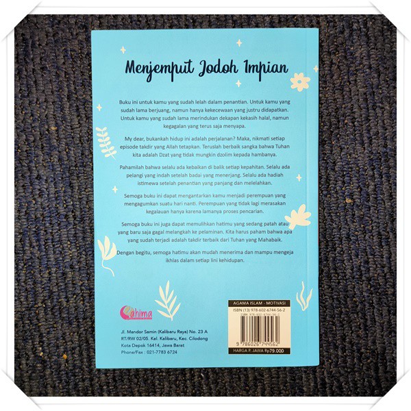 Buku Motivasi Islam Menjemput Jodoh Impian Gadisturatea Shopee Indonesia