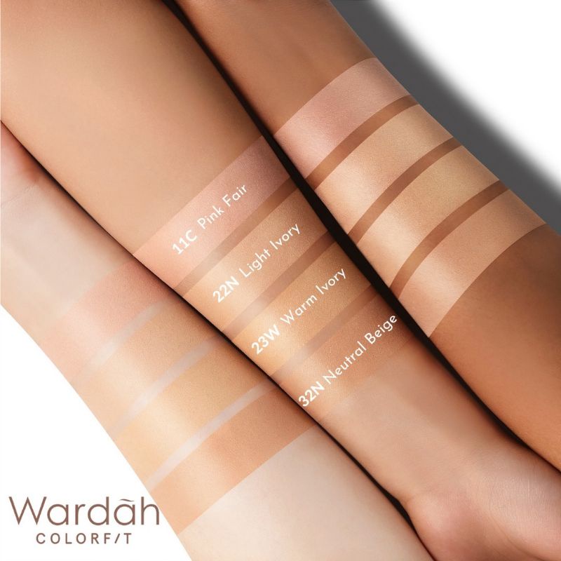 Wardah Colorfit Perfect Glow Cushion SPF 33 PA++/ WARDAH BEDAK TAHAN 12 JAM