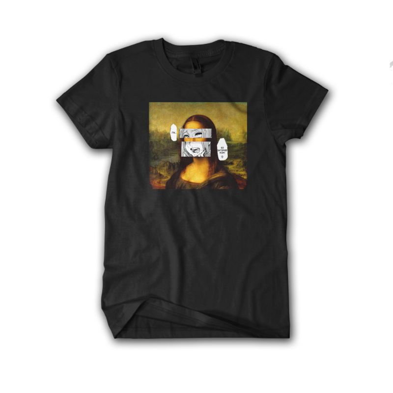 T-SHIRT TRASHTETIC MONALISA AHEGAO