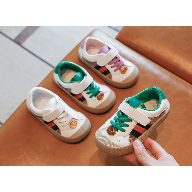 FIXED SNEAKERS 2021-376  Sepatu Anak Laki Laki Perempuan Sneakers Sekolah 1-6 Tahun IMPORT LENTUR