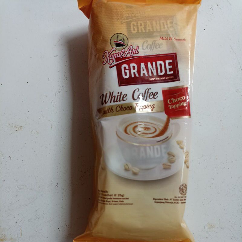 

Kapal Api Grande White Coffee 10 sachet @ 20 g