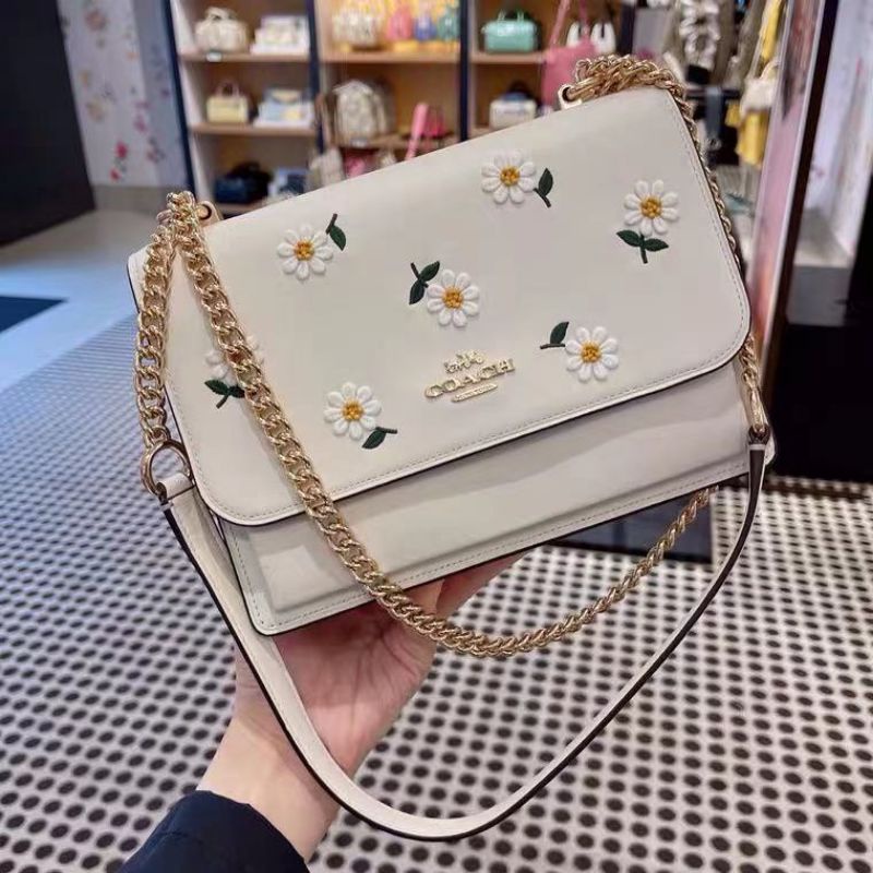 Coach Klare Daisy embroidery