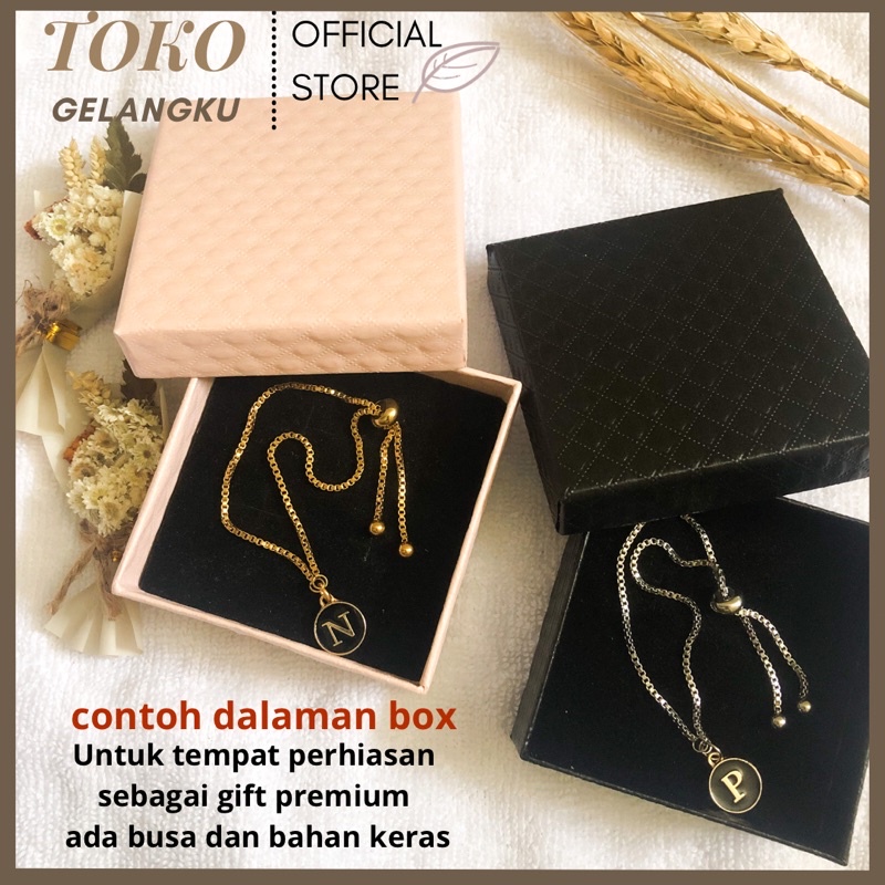 HARD BOX PREMIUM untuk perhiasan atau gelang ( BOX SAJA )