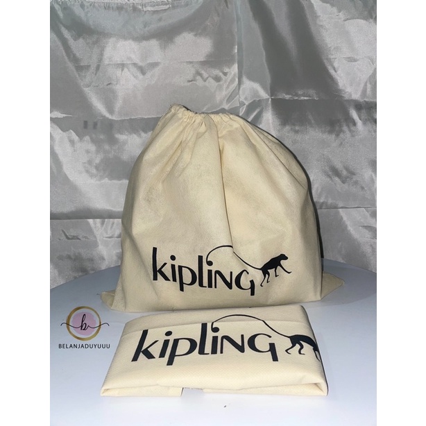 DUSTBAG KIPLING Bahan Spounbun Pengganti Sarung Tas Pelindung Debu Serut Dust Bag DB Branded