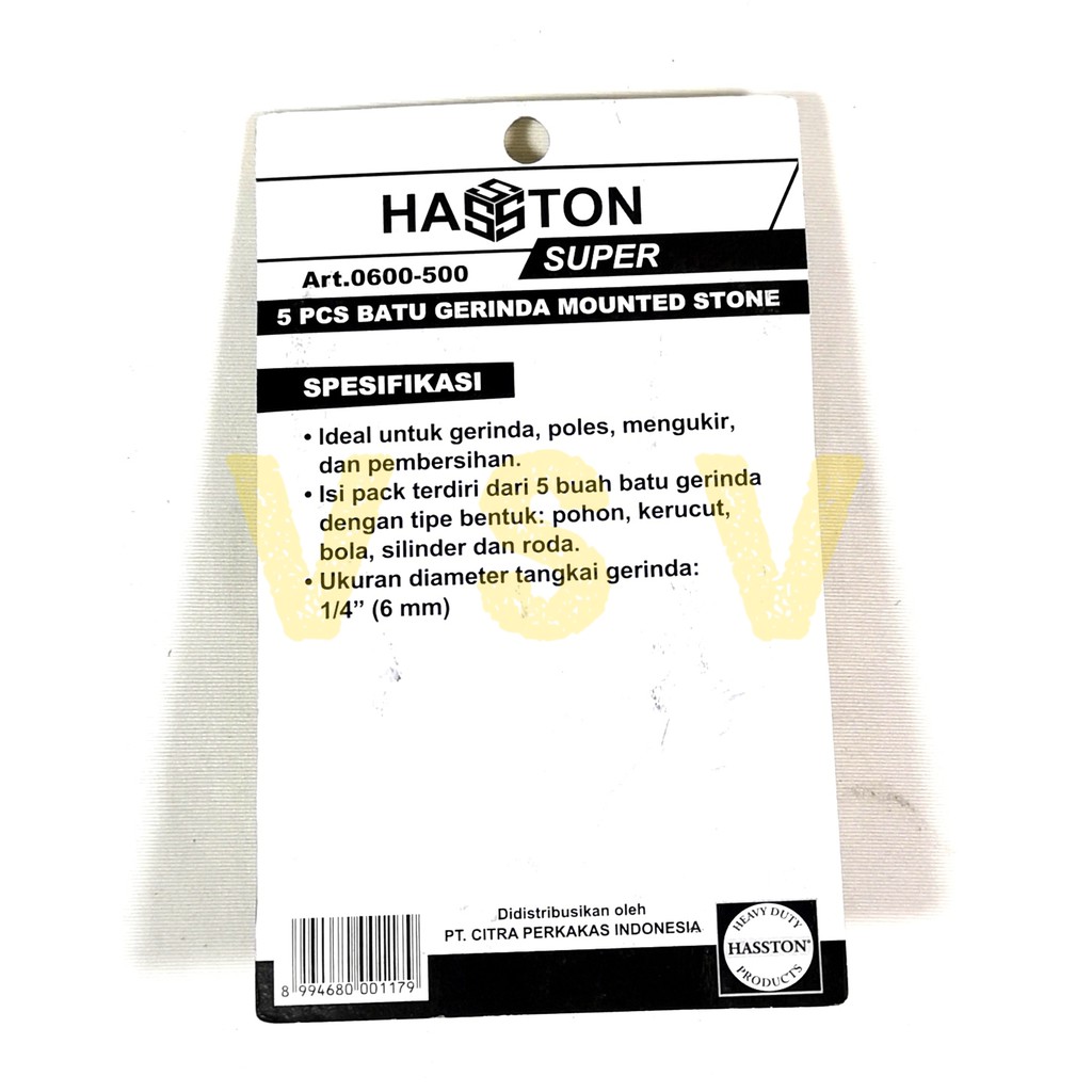 Hasston BATU GAGANG 5pc 0600-500/ MOUNTED STONE / batu gurinda gagang