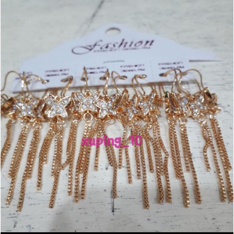 Anting Wanita Dewasa Permata Jurai Gold