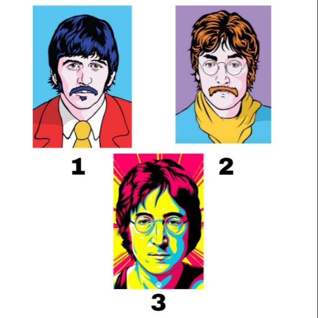 

POSTER the BEATLES pop art