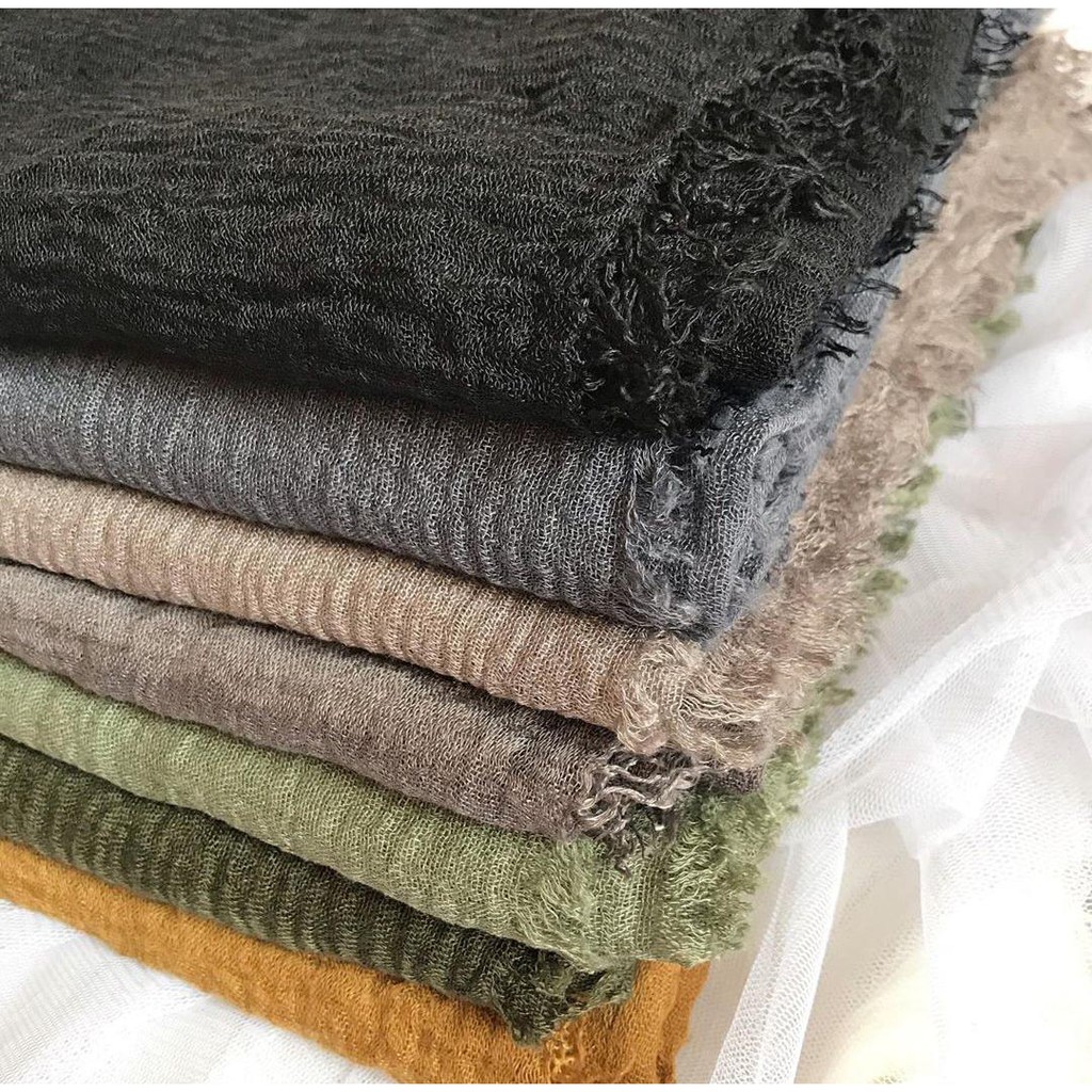 Pasmina Crinkle  Pashmina Shawl  Phasmina Kusut  Jilbab Pashmina Crincle  Kerudung Pashmina Cringkle