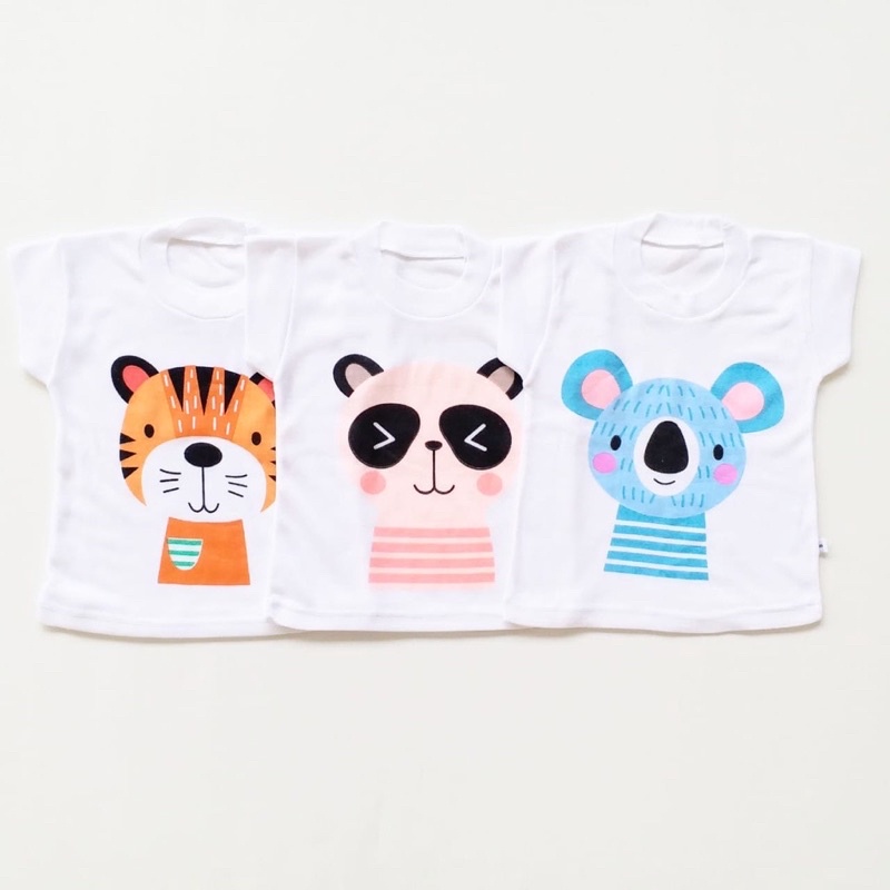 Baju Kaos Anak Bayi Motif Baju Kaos Oblong Harian Anak Bayi Karakter