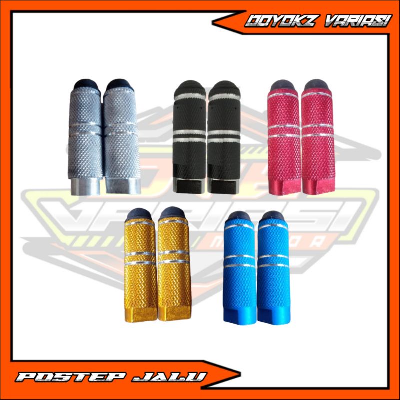 Jalu shock Foot Step Jalu Underbone Drat 14 Drat 12 - Footstep Injakan/Sandaran Kaki Pada Bagian Bel