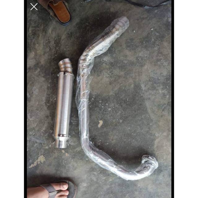 knalpot racing POLOS all, fu, sonic, vixon, cbr, cb klasik, gl, tigar, mgapro, skorpio, triv, verza