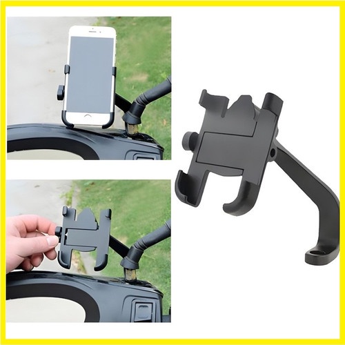 Holder HP spion 100% Besi penahan ponsel penyangga pencagak pegangan stand handphone di motor original kuat aman anti slip