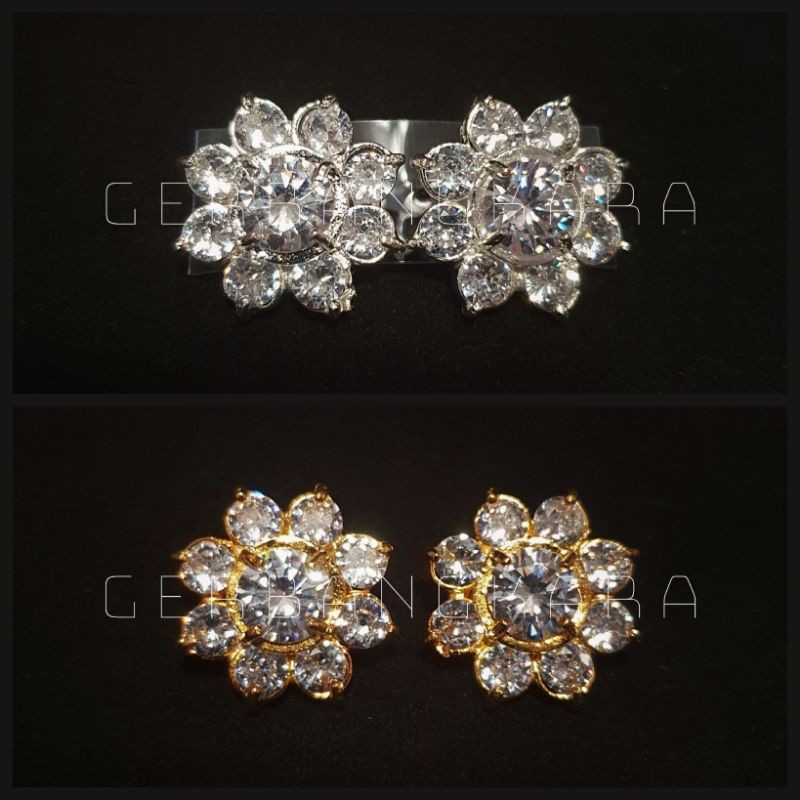 Giwang / Anting Pengantin V2 Diamond Zircon